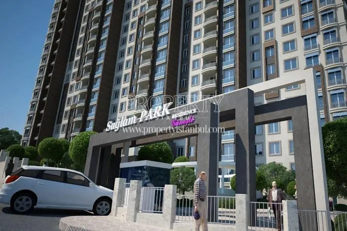 The entrance of the Saglam Park Gunesli compound