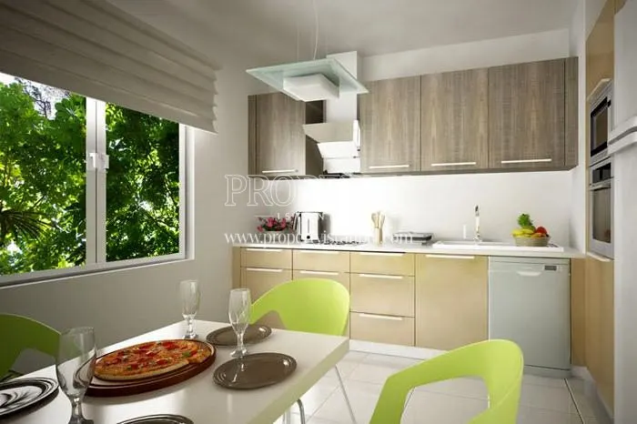 A spacious kitchen in Sakiz Agaci Konutlari