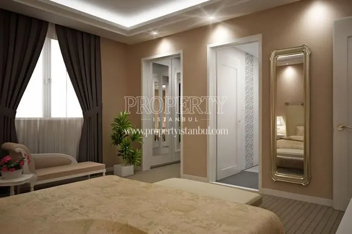 A bedroom in Sakiz Agaci Konutlari