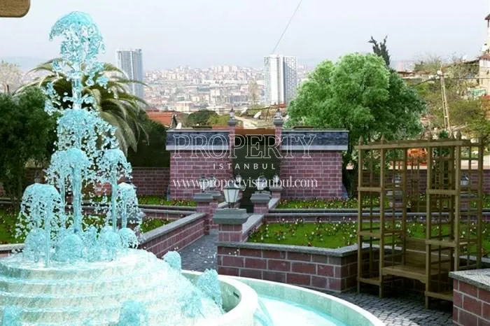 Waterfall in the Sakli Vadi Kartal compound