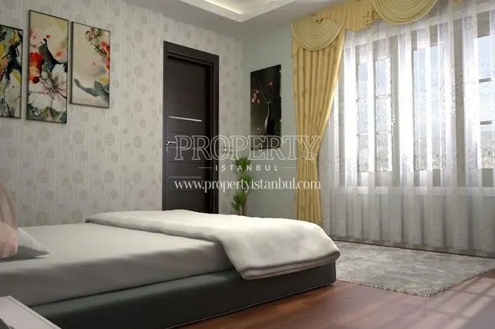 One of the master bedrooms in Sakli Vadi Kartal