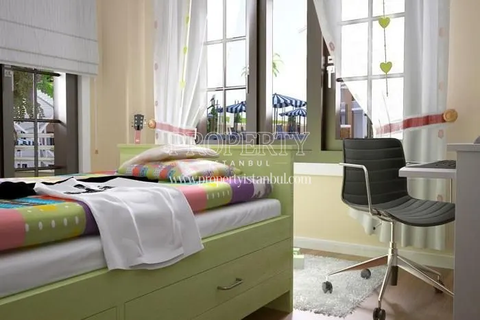 One of the bedrooms in Sakli Vadi Kartal