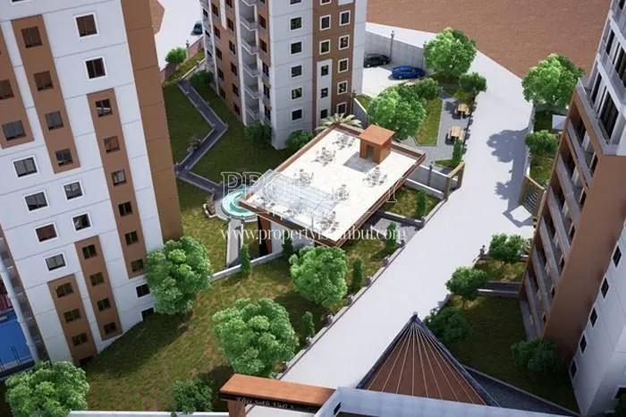 The garden of the Sakli Vadi Kartal compound