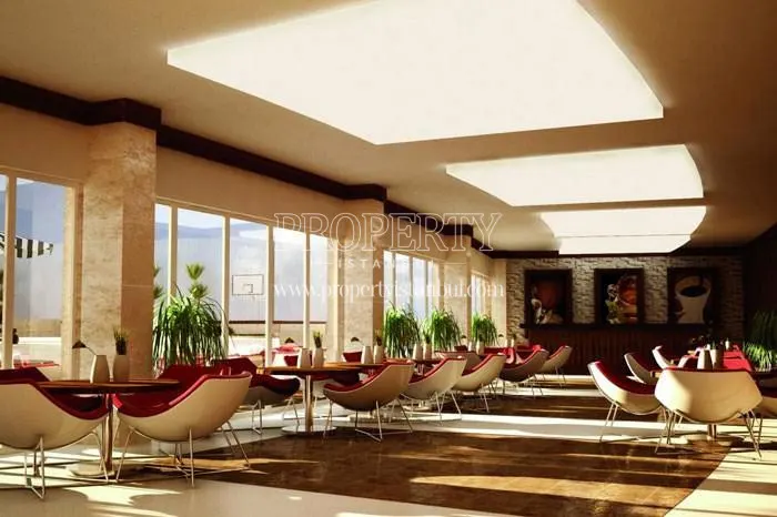 The cafe in Saloon Residence