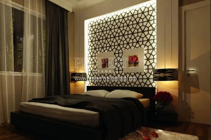 One of the master bedrooms in Saloon Residence