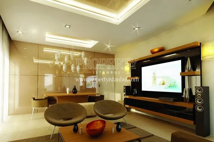 Small living room in Saloon Residence