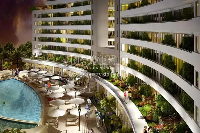 The inside of the Saloon Residence compound