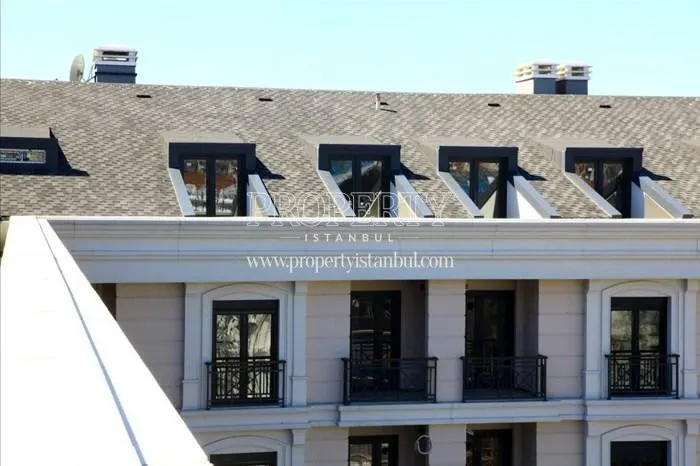 Top floors of the Samatya Konaklari buildings