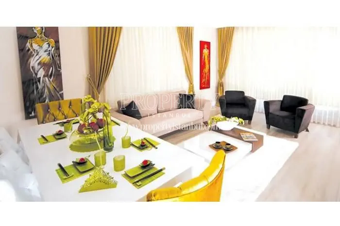 Colorful living room in Sample Park