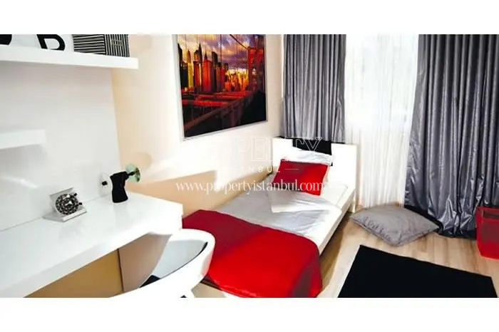 One of the bedrooms in Sample Park