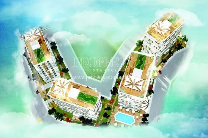The layout plan of the Sample Park compound