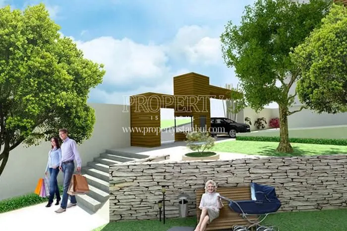 The inside of the Sample Park compound