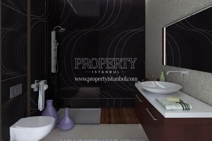 One of the bathrooms in Sample Style