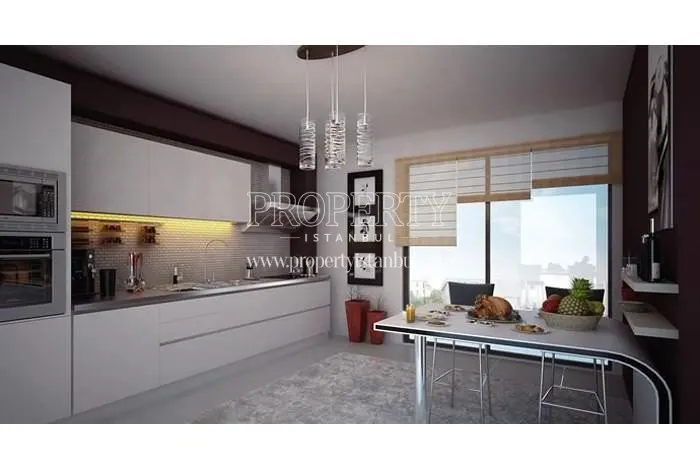 Spacious living room in Sample Style