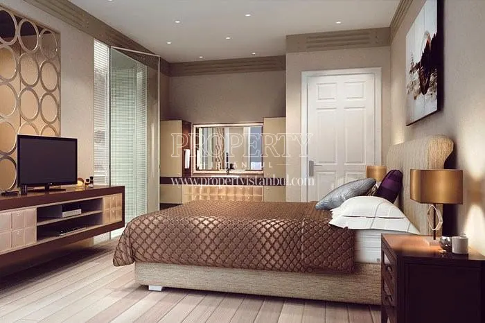 One of the bedrooms in Saral 107