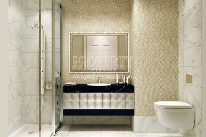 The bathroom in Saral 107