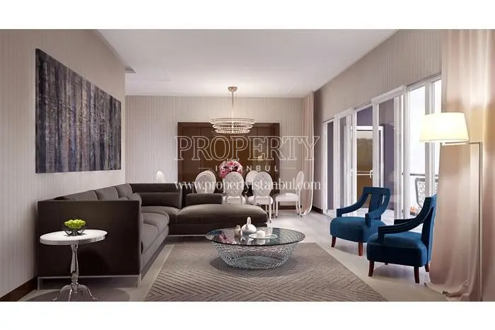 One of the living rooms in Saral 107