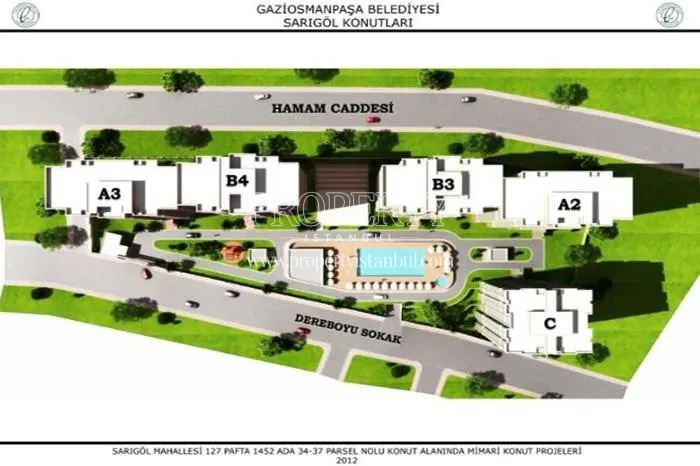 Sarigol Kent Konutlari layout plan