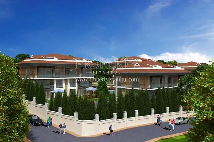 Sariyer Konaklari Erguvan site view from the outside of the compound