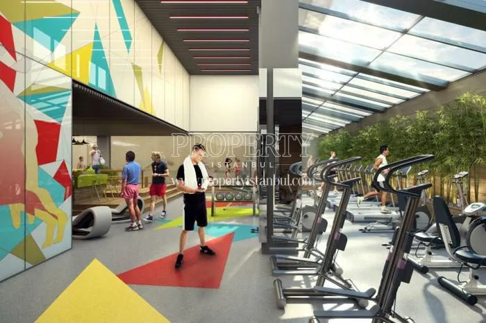 The gym in Sariyer Panaroma Life