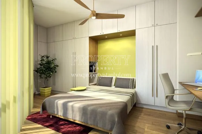 A bedroom in Sariyer Panaroma Life