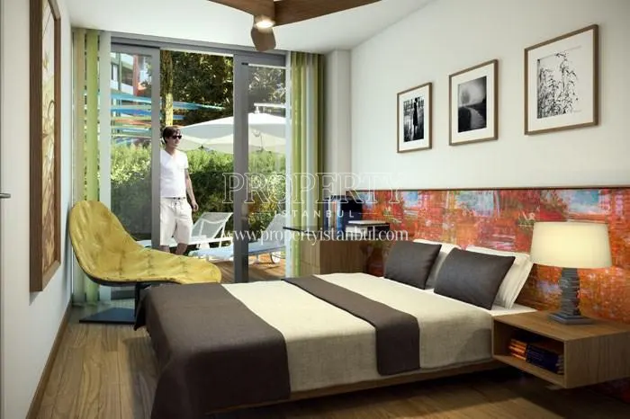 A bedroom in Sariyer Panaroma Life