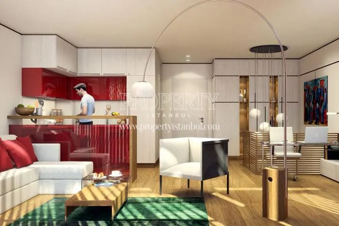 A studio unit in Sariyer Panaroma Life