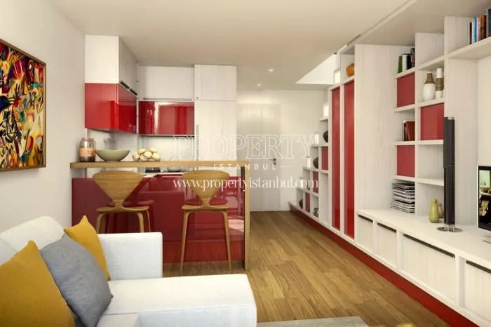 A kitchen in Sariyer Panaroma Life