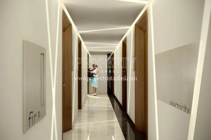The interior of the Sariyer Panaroma Life building
