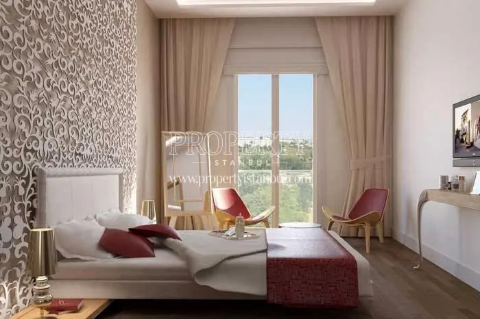 One of the bedrooms in Sarphan Finans Park