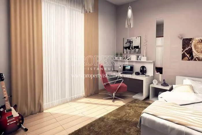One of the bedrooms in Sarphan Finans Park