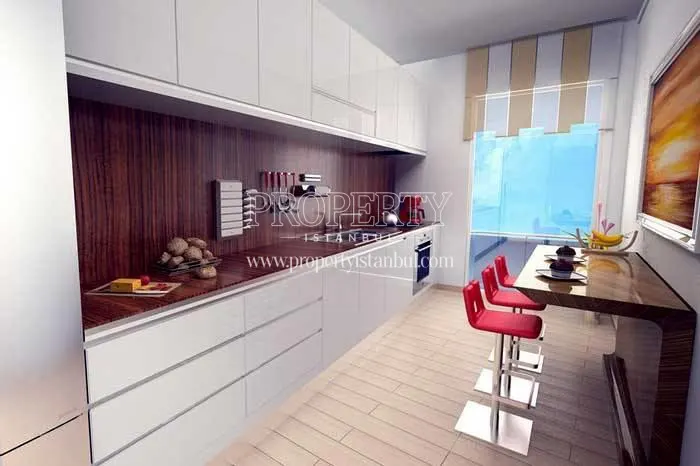 One of the kitchens in Sarphan Finans Park