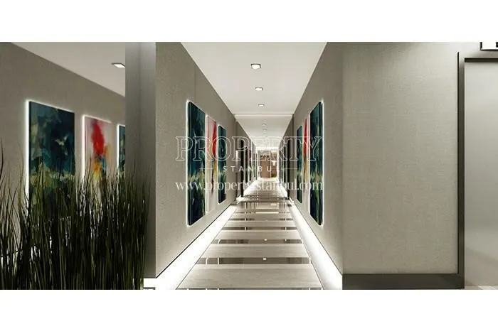 The interior of the Satya Yayalar Pendik building