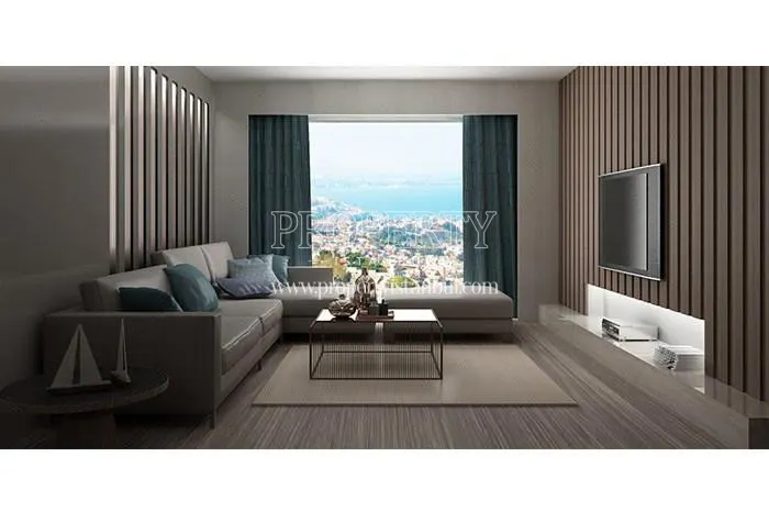 One of the living rooms in Satya Yayalar Pendik homes