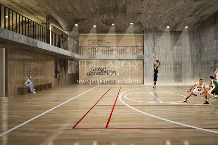 Indoor basketball court in Savoy Ulus