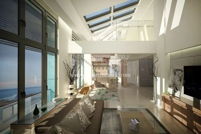 The duplex flat in Sazak Rezidans