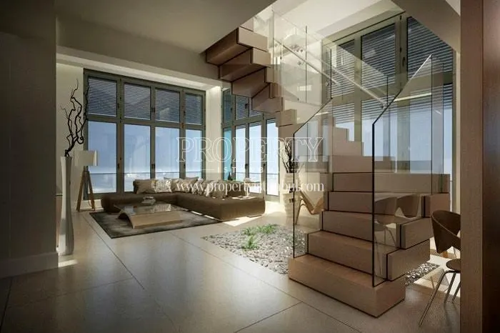 The duplex apartment in Sazak Rezidans