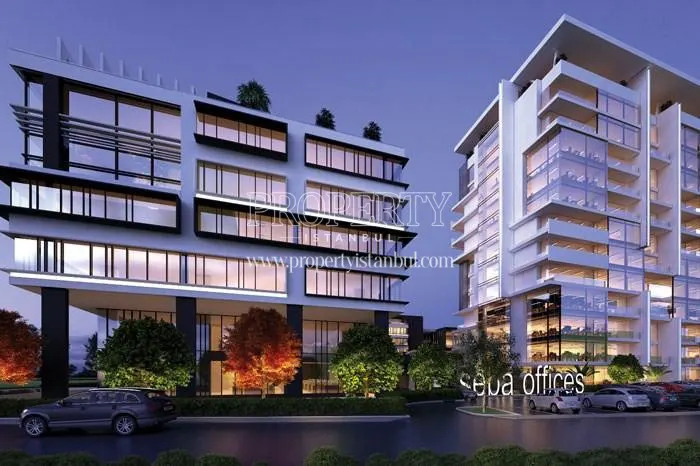 The parking lot in Seba Office Boulevard