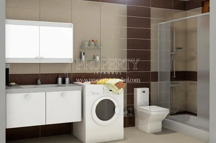 One of the bathrooms in Sebboy Konutlari