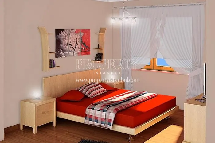 One of the bedrooms in Sebboy Konutlari