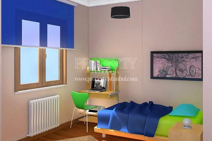 One of the bedrooms in Sebboy Konutlari