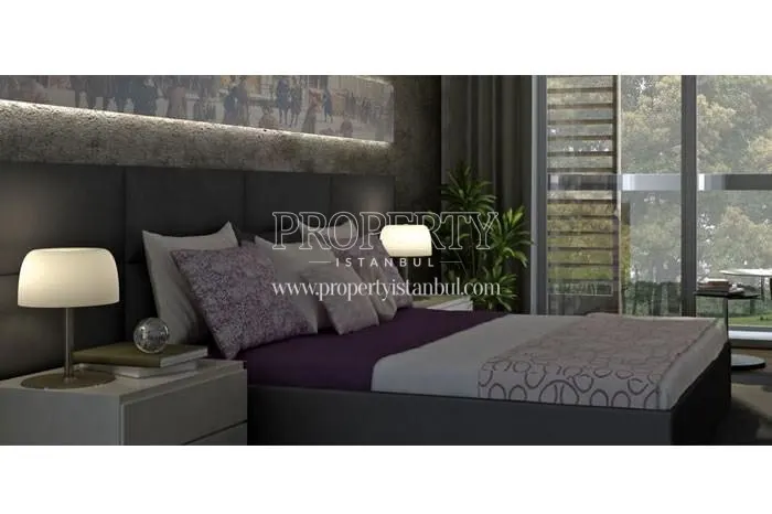 One of the master bedrooms in Seckinler Safir Evleri