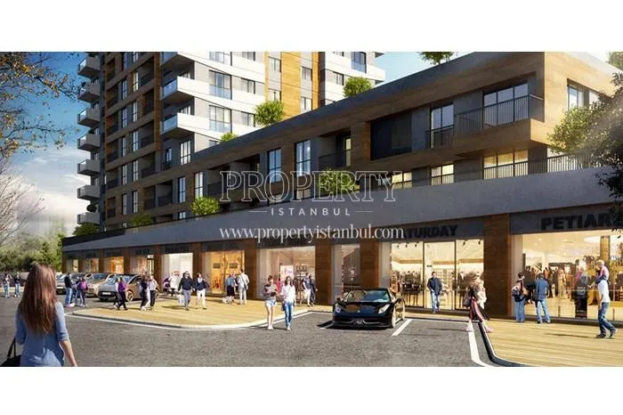 The shopping center in Sehir Konaklari