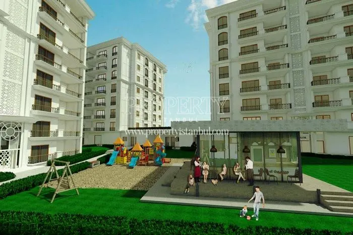 The cafe near the playground for children in Sehrigul Konaklari