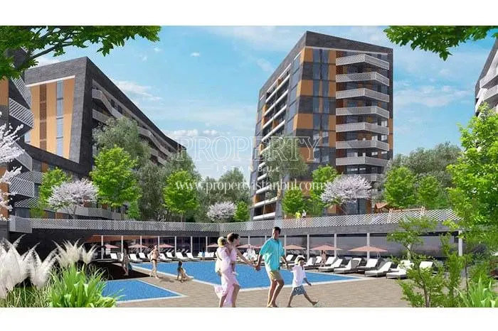 Outdoor swimming pool in Selcuklu Vadi