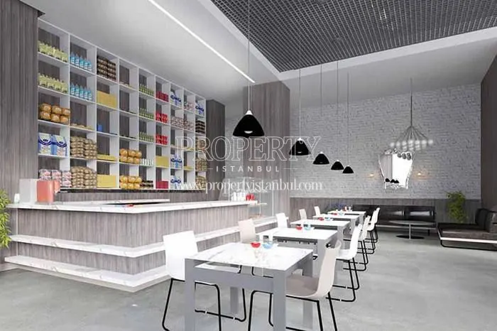 The cafe in the Selcuklu Vadi compound