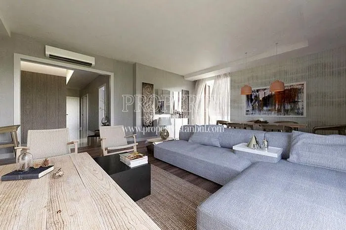 Corner sofa in the living room in Selcuklu Vadi homes