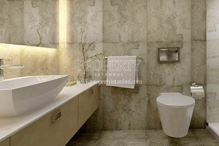 One of the bathrooms in Selcuklu Vadi
