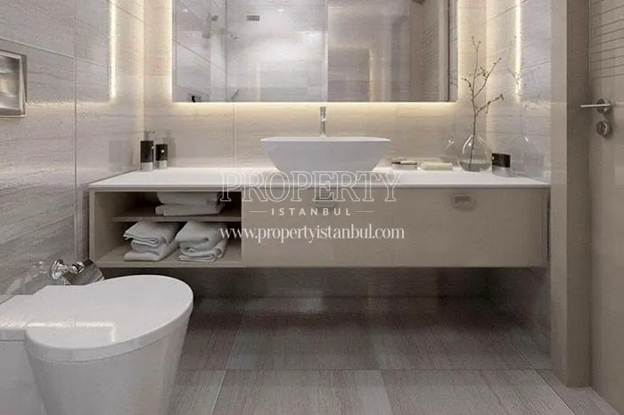 One of the bathrooms in Selcuklu Vadi