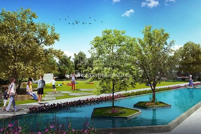 Landscape areas in Selective Blue